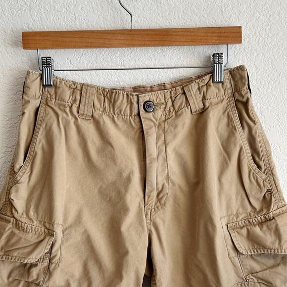 Polo Ralph Lauren Y2K Cargo Shorts Size 30 Baggy Utility Gorpcore Preppy 90s - Picture 3 of 8